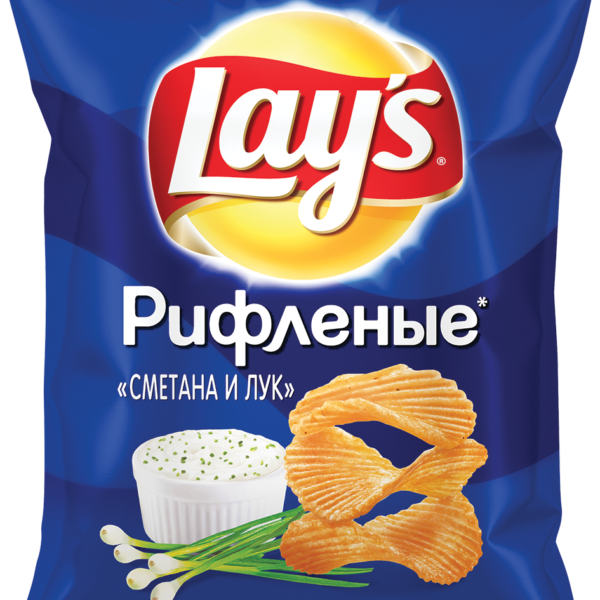 Чипсы Лэйз сметана-зелень 140г.