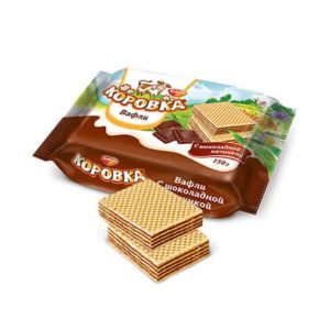Вафли «Коровка» шоколад. начинка 150г
