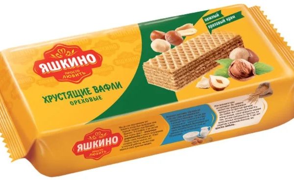 Вафли «Яшкино»  ореховые 300г