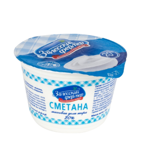 Сметана 20% 200г Залесский фермер БЗМЖ