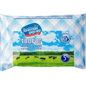 Творог 5% 160г Залесский фермер БЗМЖ