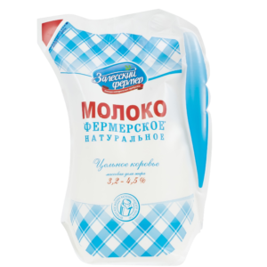 Молоко 3,2-4,5% 850г кувшин Залесский фермер БЗМЖ