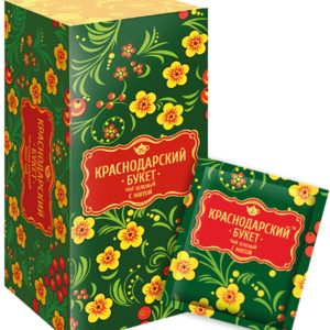 Чай «Краснодарский букет» зеленый с мятой 25п