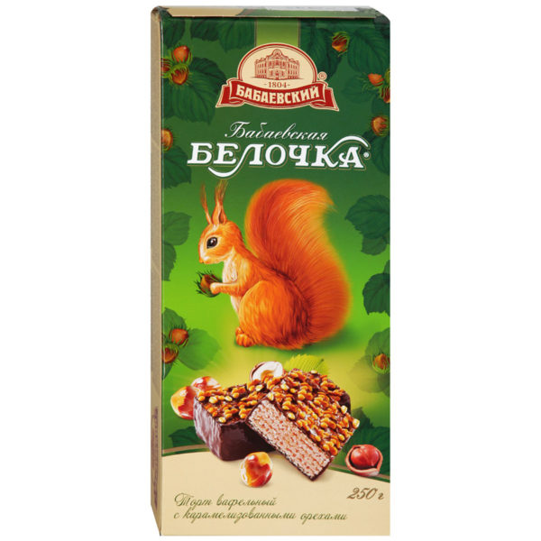 Вафельный торт «Бабаевская Белочка» 250г