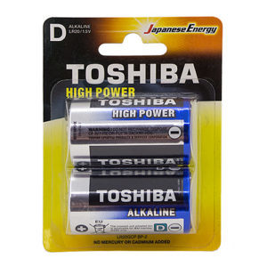 Эл.питания TOSHIBA LR20 1/2шт