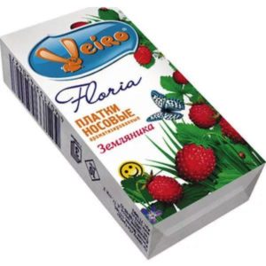 Платочки «Veiro» 1/10шт Земляника