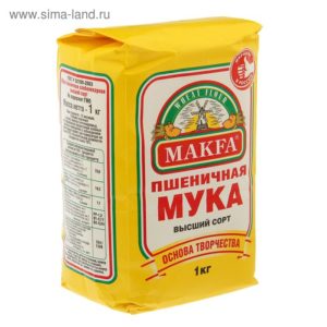 Мука «Макфа» пшеничная в/с 1кг