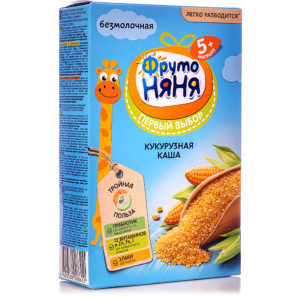 ФрутоНяня Каша кукурузная б/молочная 180г