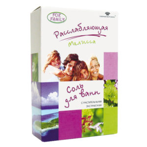 Соль д/ванн «For Famely» 500г Мелиса