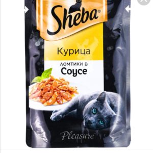 Шеба Плежер 75г Соус Ломтики Курица