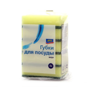 Губки для посуды «Аро» 5шт